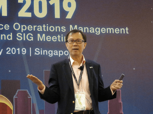 Professor Ho Teck Hua giving his plenary speech at MSOM 2019